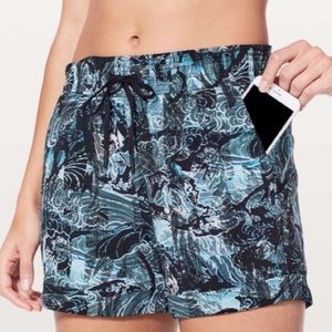 Lululemon Spring Break Away Short 3" Eternal Wave Starlight Black